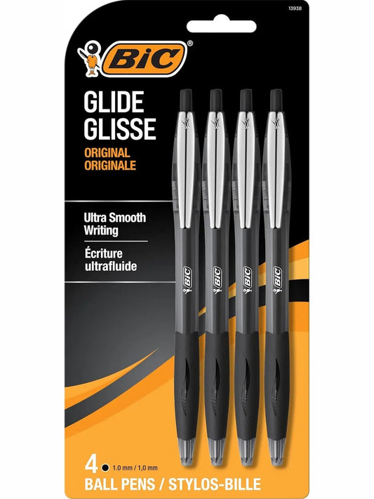 Bic Glide Pens 4 Pack 1.0mm BIC