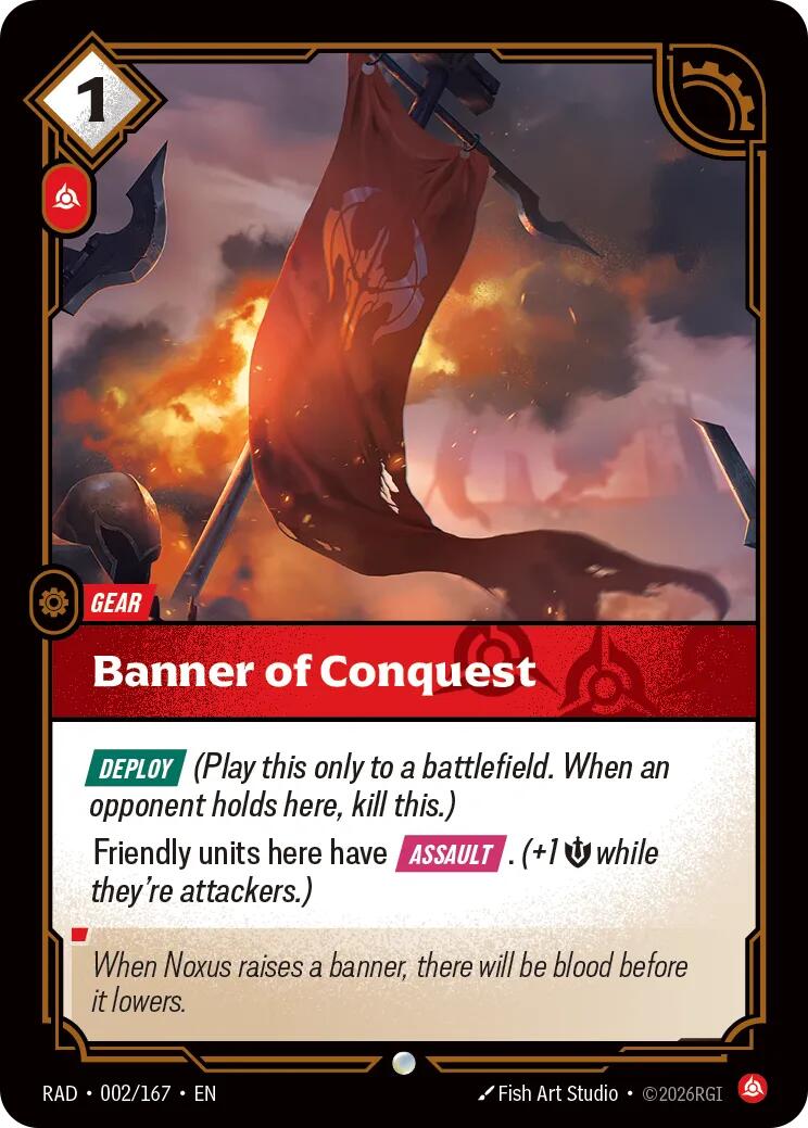 Banner of Conquest [RAD - 002/167] - Shippin Texas