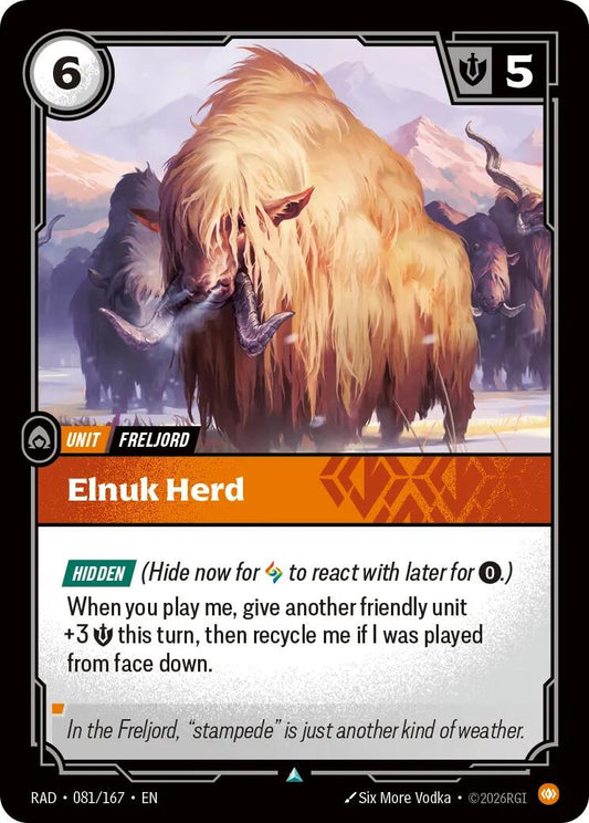 Elnuk Herd [RAD - 081/167] - Shippin Texas