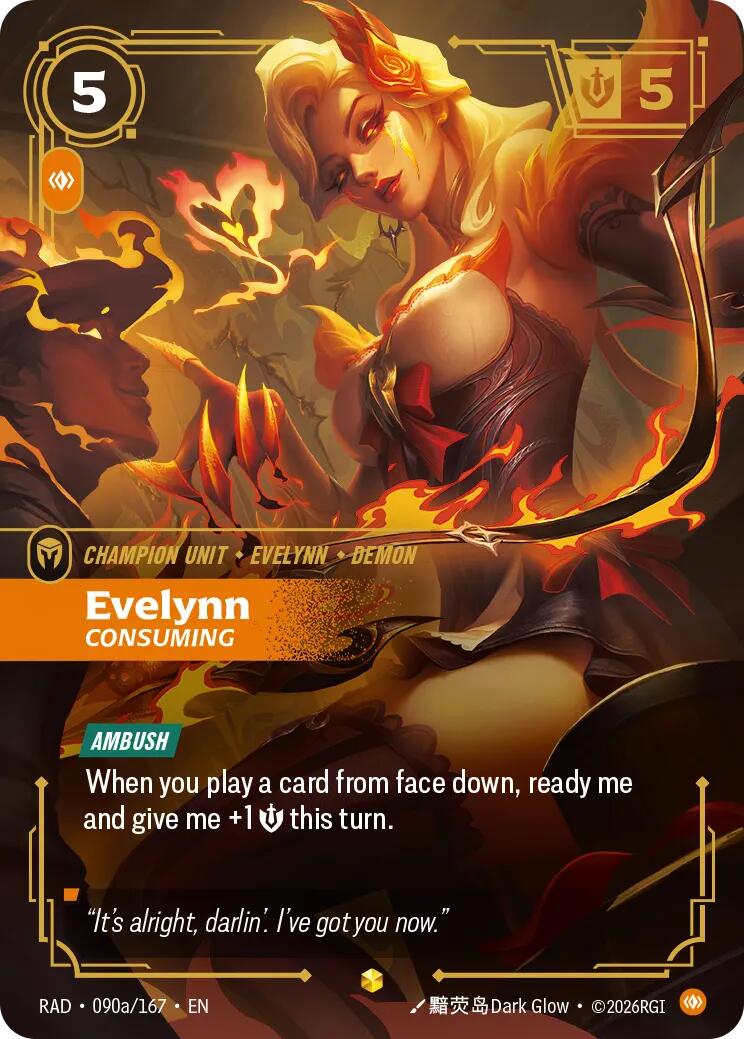 Evelynn, Consuming (Alternate Art) [RAD - 090a/167] - Shippin Texas