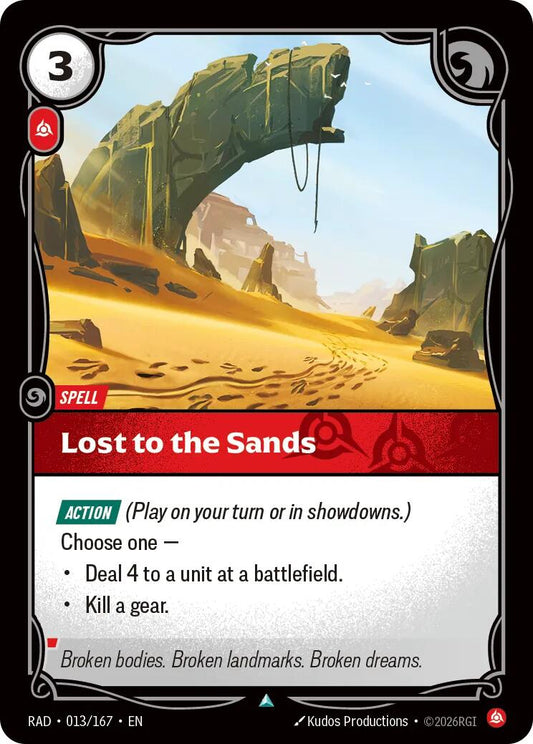 Lost to the Sands [RAD - 013/167] - Shippin Texas