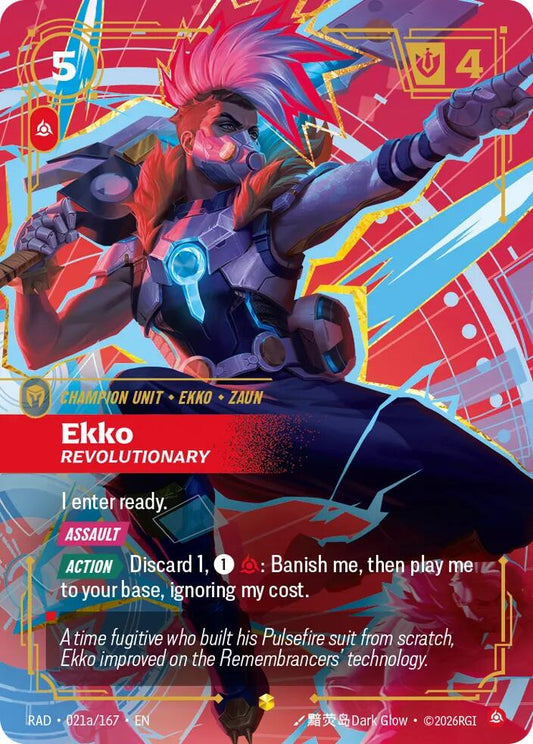 Ekko, Revolutionary (Alternate Art) [RAD - 021a/167] - Shippin Texas
