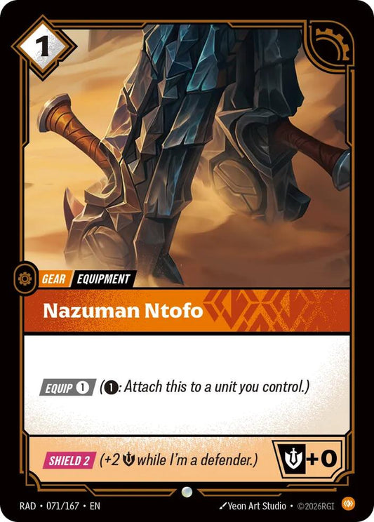 Nazuman Ntofo [RAD - 071/167] - Shippin Texas