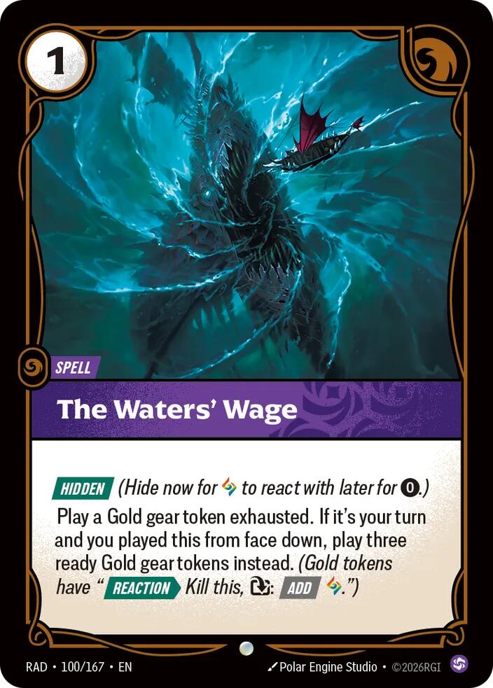 The Waters' Wage