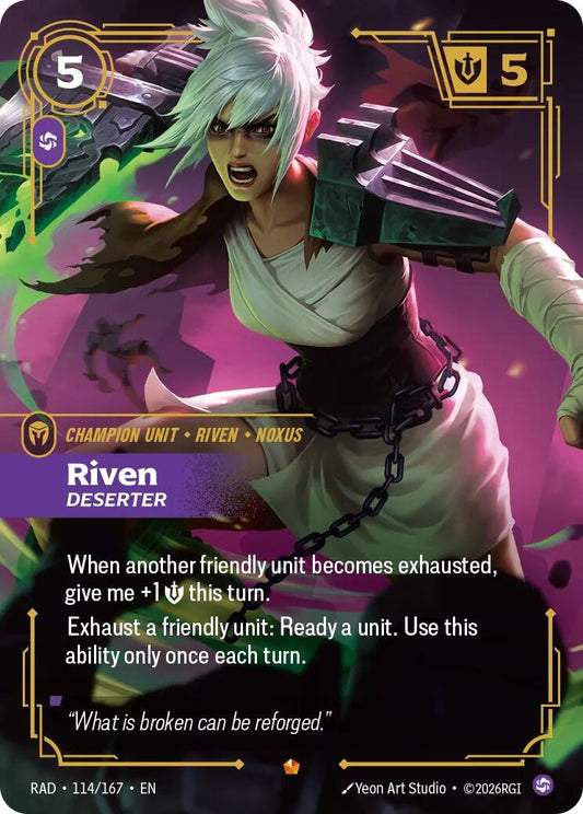 Riven, Deserter [RAD - 114/167] - Shippin Texas