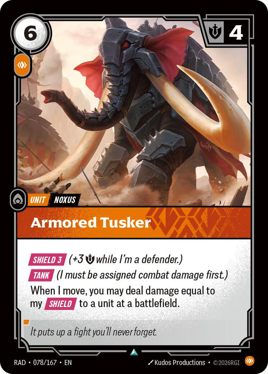 Armored Tusker [RAD - 078/167] - Shippin Texas