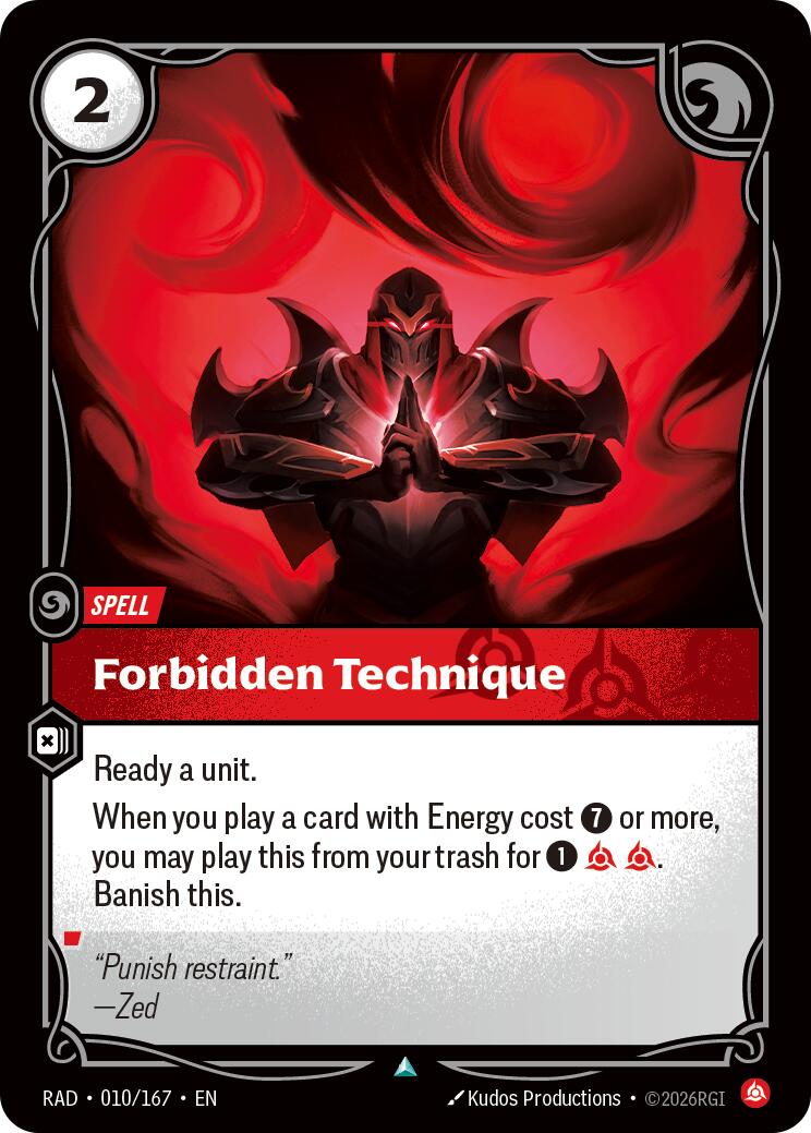 Forbidden Technique [RAD - 010/167] - Shippin Texas