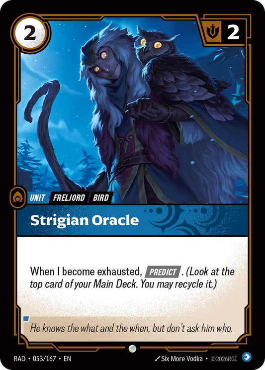 Strigian Oracle [RAD - 053/167] - Shippin Texas