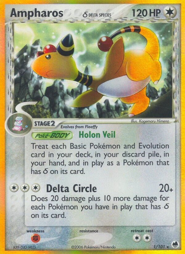Ampharos (Delta Species) [DF - 1/101] - Shippin Texas