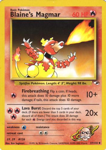 Blaine's Magmar [G1 - 037/132] - Shippin Texas