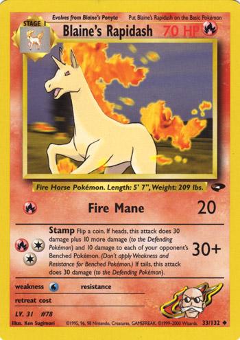 Blaine's Rapidash [G2 - 33/132] - Shippin Texas
