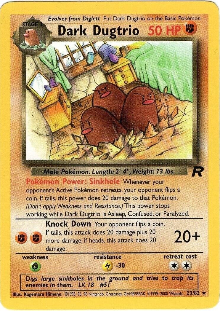 Dark Dugtrio (23) [TR - 23/82] - Shippin Texas