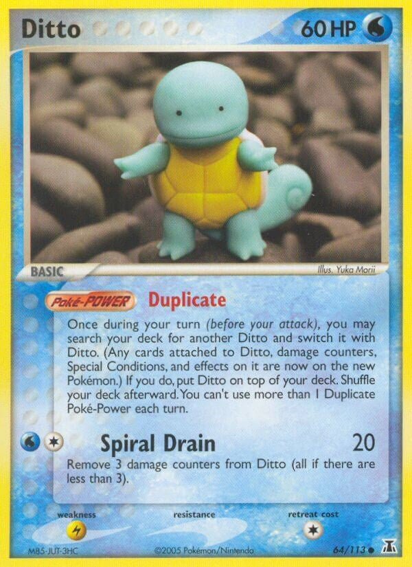 Ditto - 64/113 (Squirtle) [DS - 064/113] - Shippin Texas