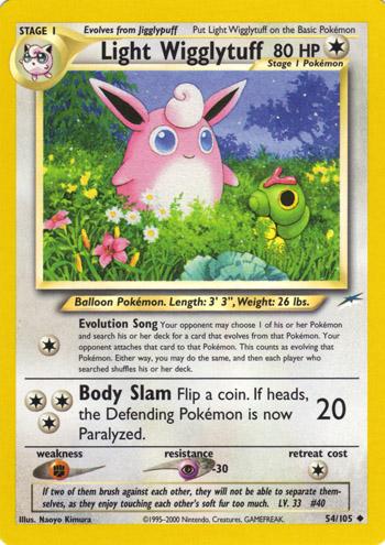 Light Wigglytuff [N4 - 054/105] - Shippin Texas
