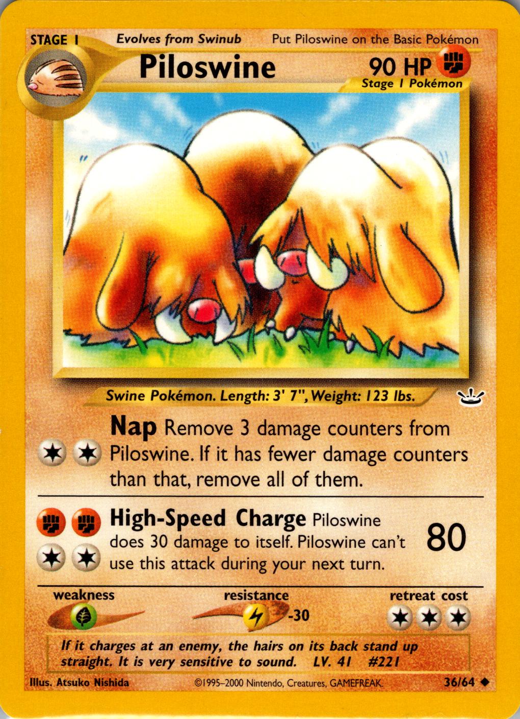 Piloswine [N3 - 36/64] - Shippin Texas