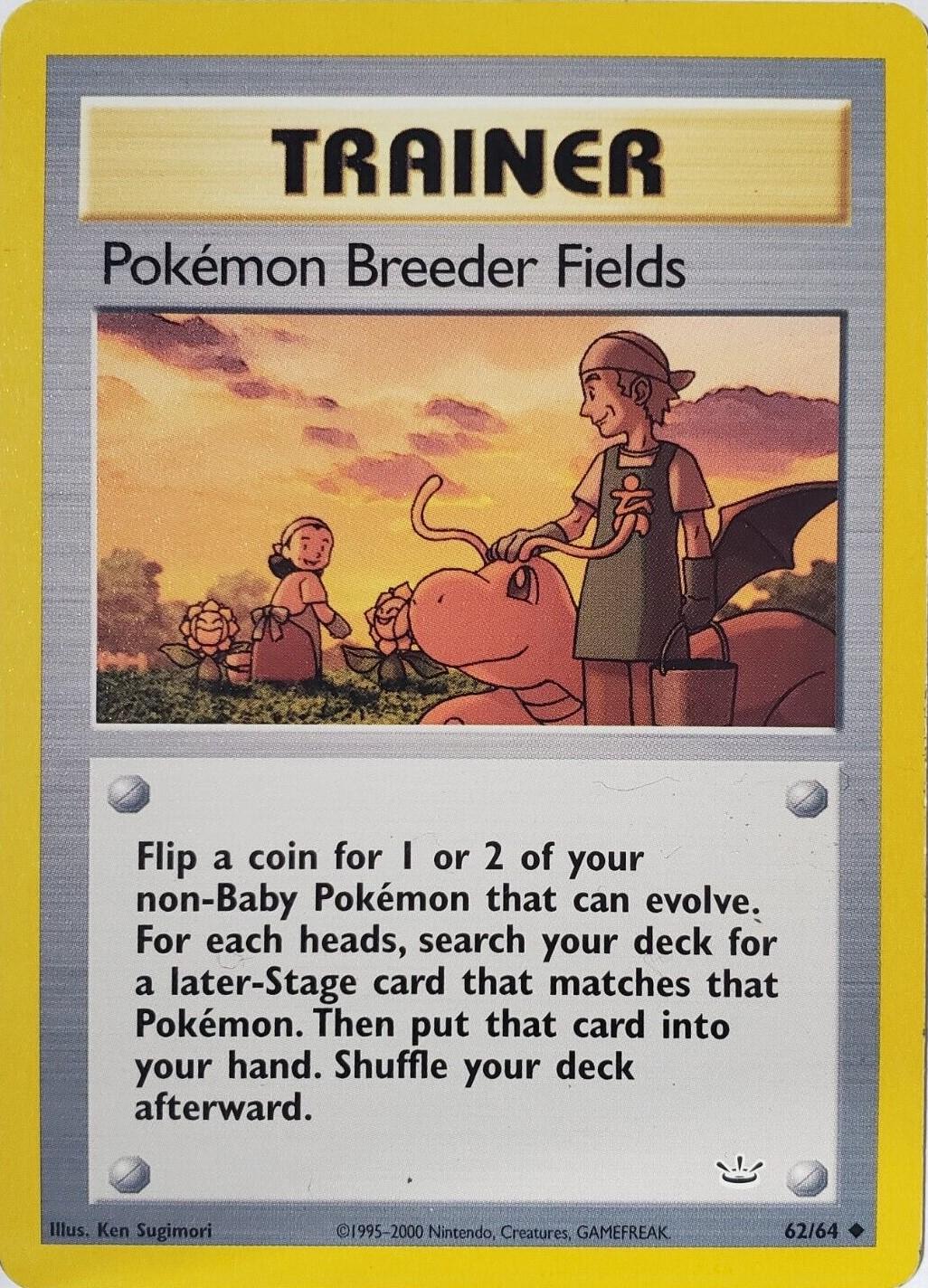 Pokemon Breeder Fields [N3 - 62/64] - Shippin Texas