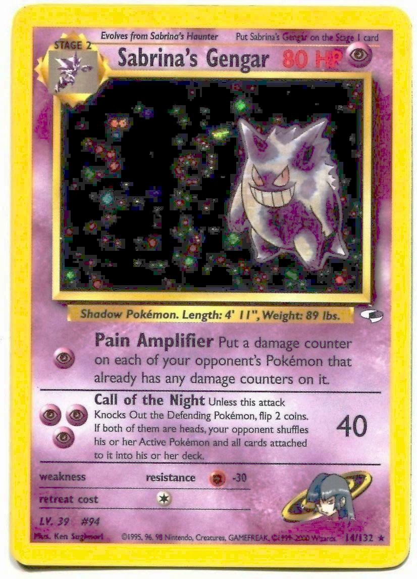 Sabrina's Gengar [G1 - 014/132] - Shippin Texas