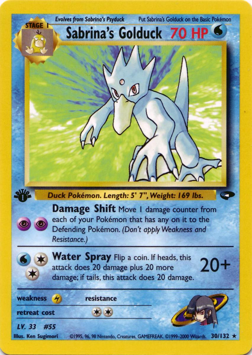 Sabrina's Golduck [G2 - 030/132] - Shippin Texas