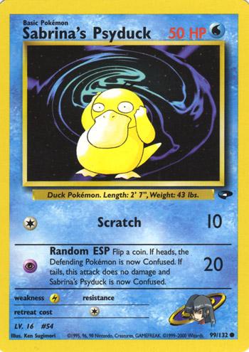 Sabrina's Psyduck [G2 - 99/132] - Shippin Texas