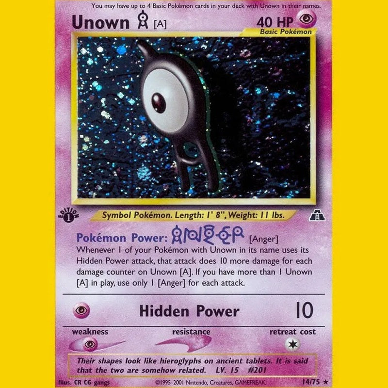Unown [A] (14) [N2 - 014] Neo Discovery