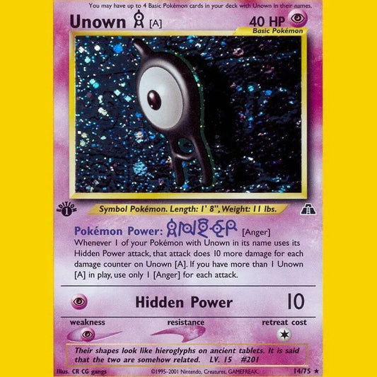 Unown [A] (14) [N2 - 014] Neo Discovery
