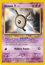 Unown [K] [N3 - 58/64] - Shippin Texas