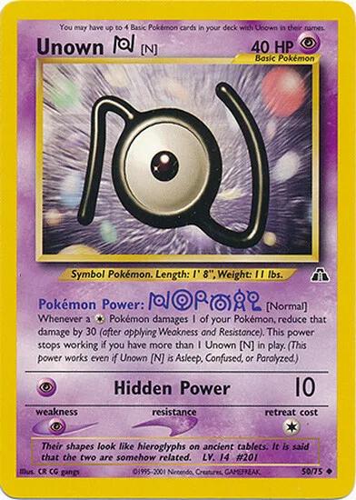 Unown [N] [N2 - 50/75] - Shippin Texas