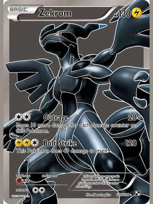 Zekrom (114 Full Art) [BLW - 114/114] Black and White