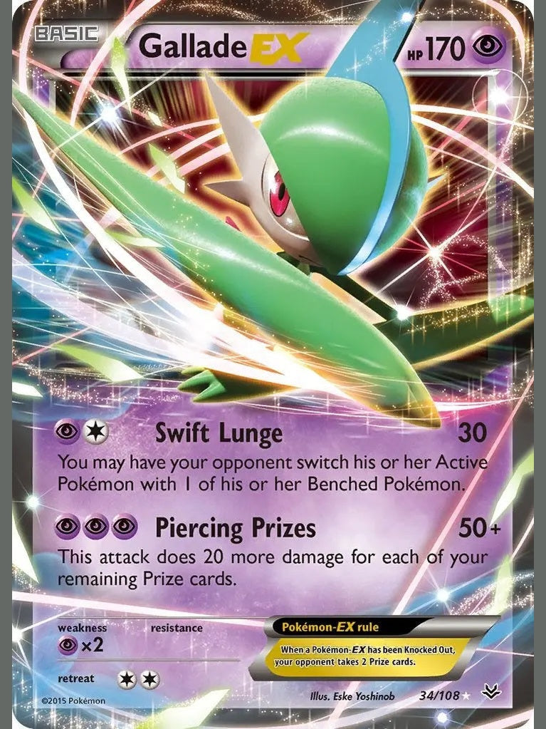 Gallade EX [ROS - 34/108] XY - Roaring Skies