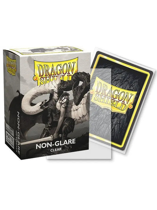 Dragon Shield Sleeves: Standard Non-Glare Matte - Clear 100CT Dragonshield