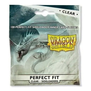Dragon Shield Sleeves: Perfect Fit Standard Sideload - Clear 100CT Dragonshield