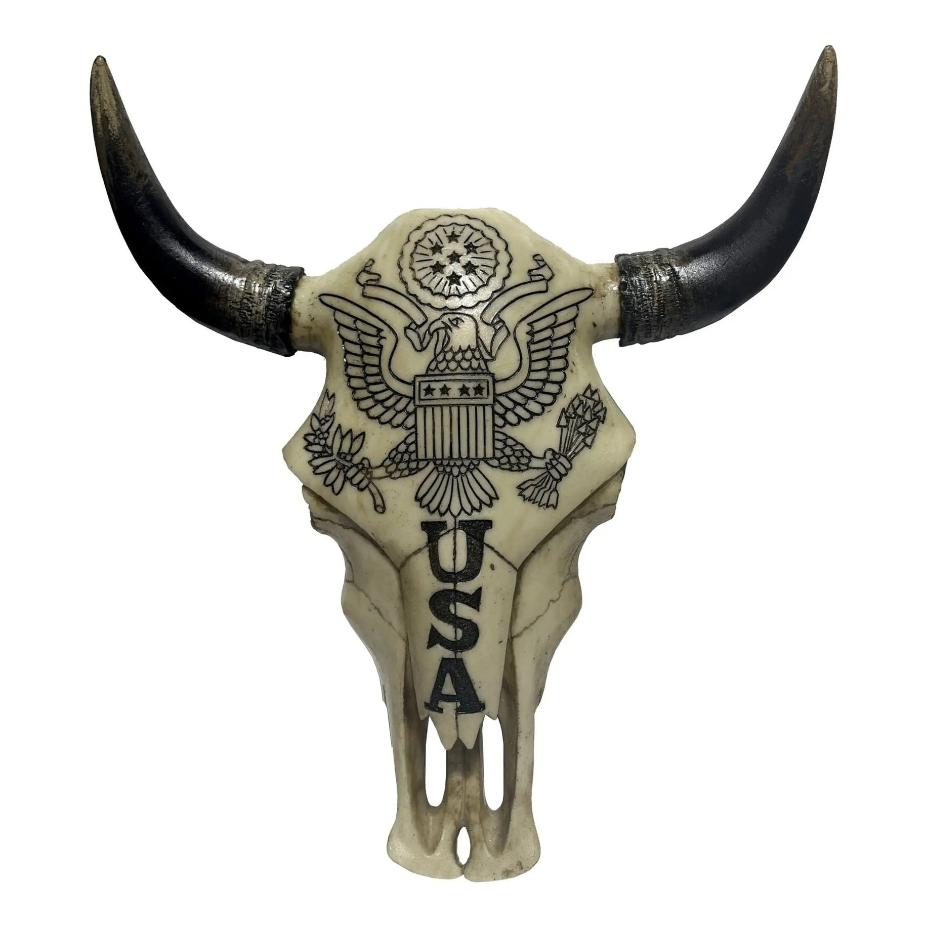 Army USA Cowskull Plaque New Marco Polo