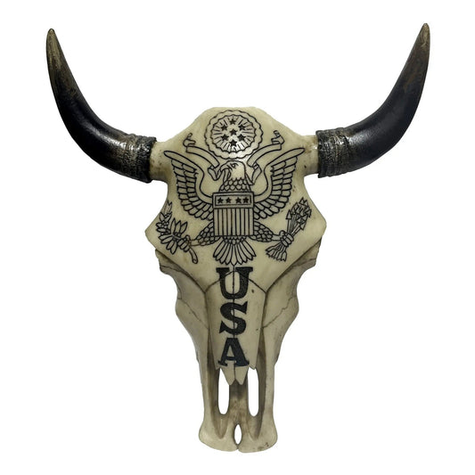 Army USA Cowskull Plaque New Marco Polo