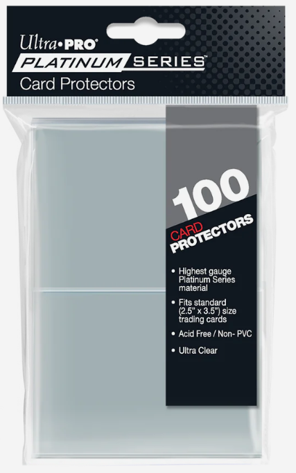Ultra Pro Platinum Series 100 card protectors