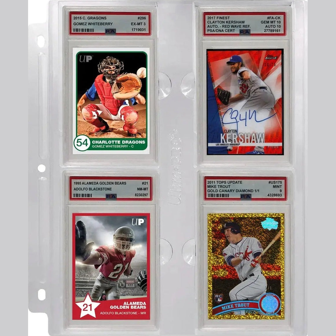 Ultra Pro Page for Graded PSA Slabs 1 Count Ultra Pro
