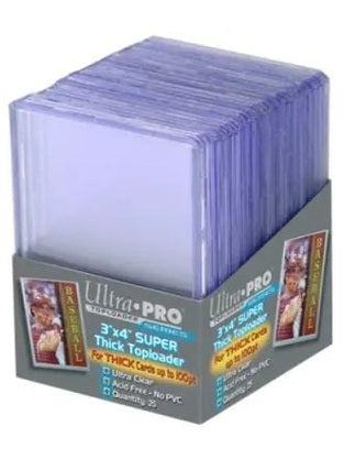 Ultrapro 3 X 4" Super Thick Toploader (100Pt)" Ultra Pro