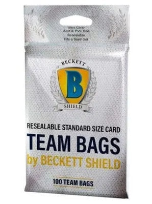 Beckett Shield Team Bags (100-Pack) Beckett Shield