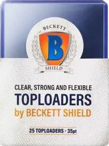 Beckett Shield Supplies - Toploader 35 pt Beckett Shield