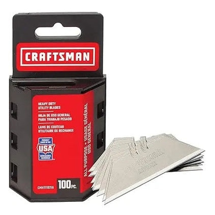 CRAFTSMAN Utility Knife Blades, 100 Pack ULINE