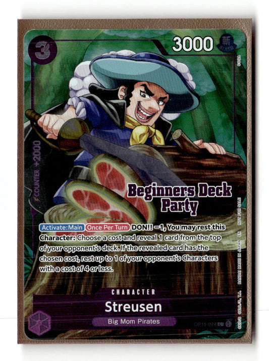 Streusen (Beginners Deck Party [ST-31] - [ST-36]) (Winner) [OP-PR - OP11-074] - Shippin Texas