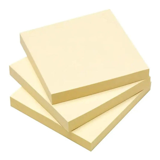 Simply Notes, 3" x 3", Yellow, 100 Sheet/Pad Staples