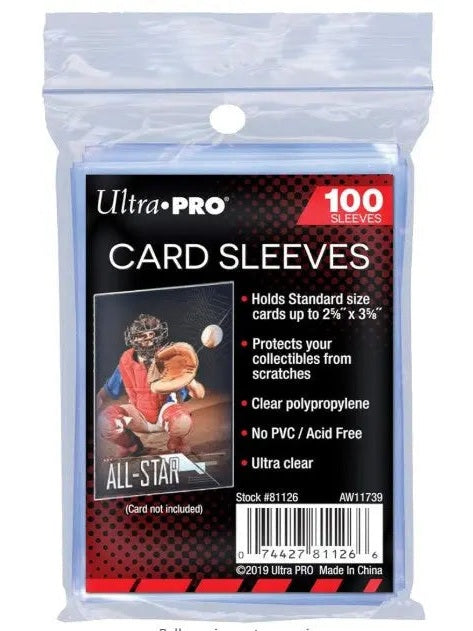 Ultra Pro Soft Card Sleeves - Standard (100-Pack) Ultra Pro